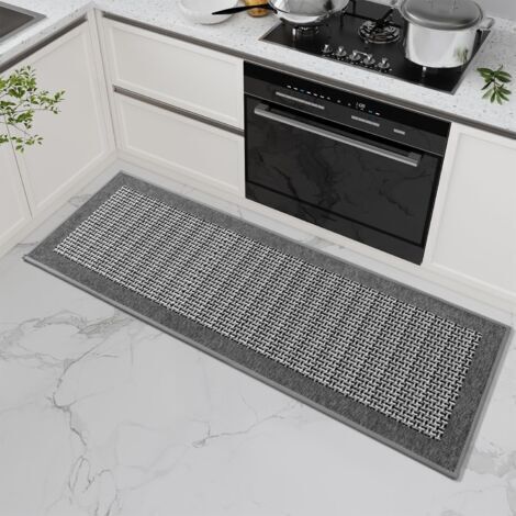 1 pièce (gris, 5080cm) tapis en caoutchouc antidérapant pour évier de cuisine, tapis absorbant lavable en machine (1/5)