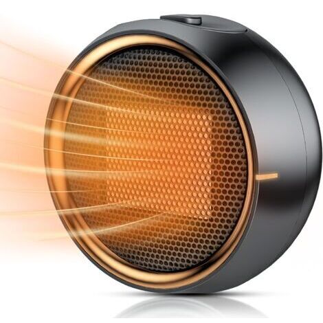 Radiateur d'appoint électrique portable en céramique PTC pour usage intérieur, chauffage efficace 2S, protection anti-basculement et anti-surchauffe (1/5)