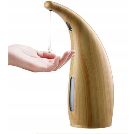 Serbia – Distributeur de savon automatique étanche 300 ml – Capteur infrarouge sans contact – Structure antidérapante pour salle de bain et cuisine