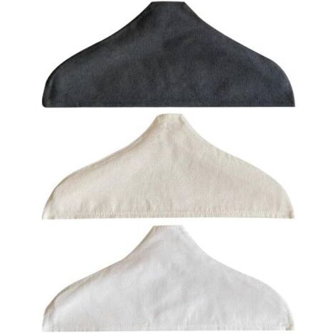 3 housses de cintre antidérapantes (4521cm) - coton, lin et bois housses en tissu pour pulls, pulls en cachemire et vêtements anti-poussière. (1/5)