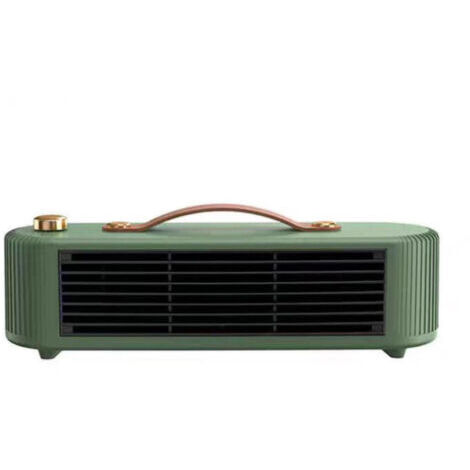 Radiateur Soufflant en céramique, Mini Radiateur Soufflant Chauffage Soufflant Électrique Chauffage d'appoint,Vert (1/5)