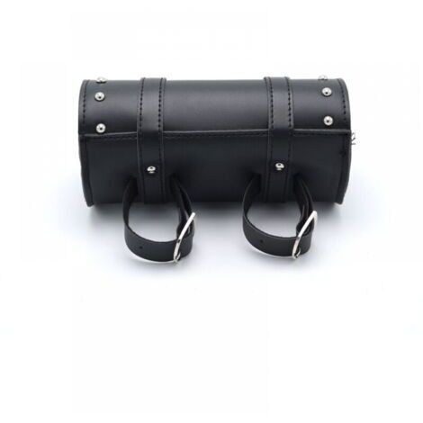 Sacoches Cavalières pour Motos,Sac à Outils en Cuir Moto,Universelle Sacoches Cavalières pour Moto,Cuir Noir Trousse Outils Moto,avec 2 Sangles De Fixation, s'adapte à La Plupart des Motos (1/5)