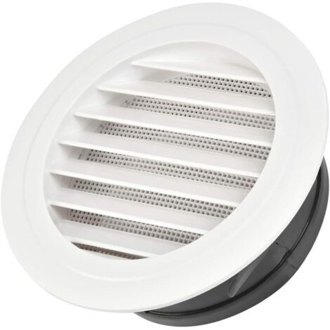 Grille d'aération blanche, 20206,6 cm, 1 pièce avec maille intégrée, convient aux cuisines et salles de bains. (1/5)