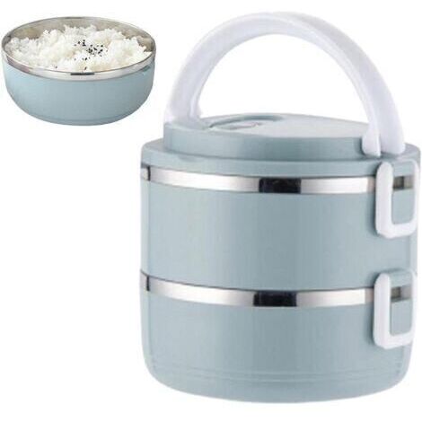 Thermos pour aliments chauds, 1400ml Boîte Isotherme Repas Chaud en Acier Inoxydable avec Poignée, Récipient Alimentaire Isotherme pour Boite Repas Chaudpour, École, Bureau, Camping, couche double (1/5)