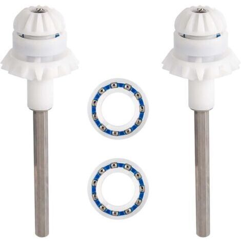 2 Pièces Nettoyeur Piscine pour Accessoires Mise Point l'arbre d'Entraînement Nettoyeur Piscine Rechange Nettoyeur Piscine pour avec Roulement Roue Moteur (1/4)