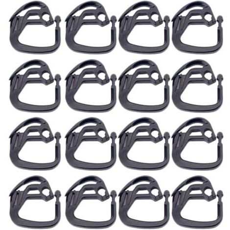 Clips De Filet D'Ombre 100 Pièces Crochets De Fixation Robustes Pour Jardin Serre Accessoires De Filet D'Ombrage Extérieur Faciles À Installer (1/4)