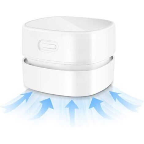 Aspirateur de Bureau Sans Fil, Mini Aspirateur de Table sans Fil, USB Rechargeable, Balayeuse Aspirateurs à Main, pour Enlever Les Miettes, la Poussière de la Table, du Clavier, Voitures (1/5)