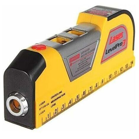 Niveau laser 2.5M horizontal vertical – Longueur d'onde 650-680 nm – Pour mesures précises dans espaces confinés – Matériau plastique ABS (1/5)