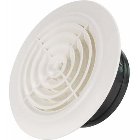 150mm Grille de Ventilation Ajustable Aération d'Air Ronde (1/5)