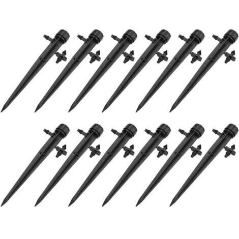 Lot de 50 Goutteurs Réglables Irrigation Goutte à Goutte 4/7mm Arrosage Micro Arroseurs pour Potagers/Fleurs (1/5)