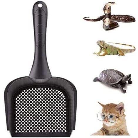 1 Pelle à litière pour Chat, Pelle pour Chat, Pelle pour Reptile, Sable, Petite Tamis pour Terrarium, Nettoyage de litière (1/4)