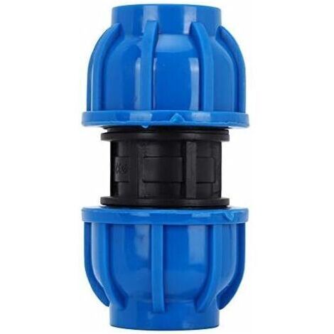 4Pcs PE Connecteur Droit En Plastique 32mm à 32mm Adaptateur De Tuyau D'eau Raccord Droit Raccord De Tuyau D'Eau Tube Raccords (1/5)