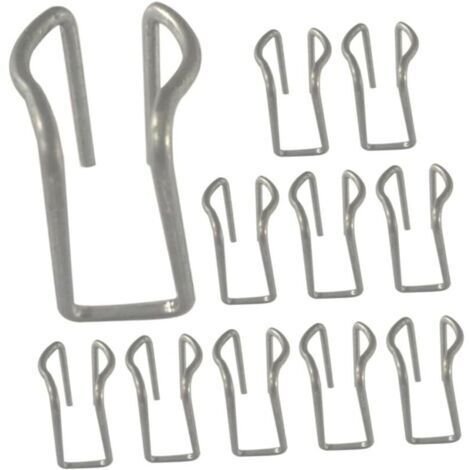 50pièces Clips Métalliques Pour Toile Ombrage Réutilisable Boucles De Fixation Pour Filet De Jardin Clips Pour Film De Serre (1/4)