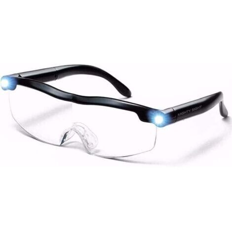 Lunettes de Lecture Loupes Lunette Serre Tête Loupes de Lecture Loupe de Vision puissante avec lumière LED grossissement de 160% pour Lecture,Tous Les Travaux Réparations (1/5)