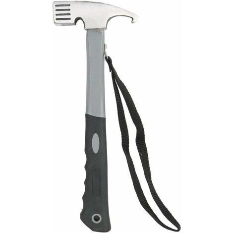 Marteau de Camping, Maillet de Camping, Extracteur de Piquets de Tente, Marteau Multifonction en Aluminium à Haute Teneur en Carbone avec Extracteur de Piquets de Tente pour Camping en Plein Air (1/5)