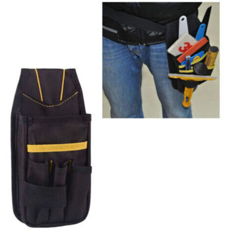 Ceinture porte-outils imperméable en nylon 8 poches pour outils Système de transport facile Compact 22cm x 13cm (1/4)