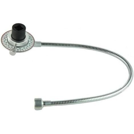 Clé de serrage angulaire magnétique 1/2 Carré conducteur 1/2 Secteur de 360 Tige flexible avec aimant (1/5)