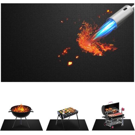 Tapis de cuisson pliable 39 x 72 pouces, ignifugé, résistant à la chaleur jusqu'à 500 degrés