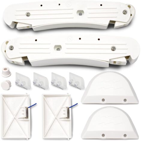 Kit de nettoyage de piscine avec lunette avant et arrière AXV604WHP, rabat AXV434WHP, chaussures de pod AXV414P, remplacement pour nettoyeur de piscine Hayward, kit d'entretien combiné