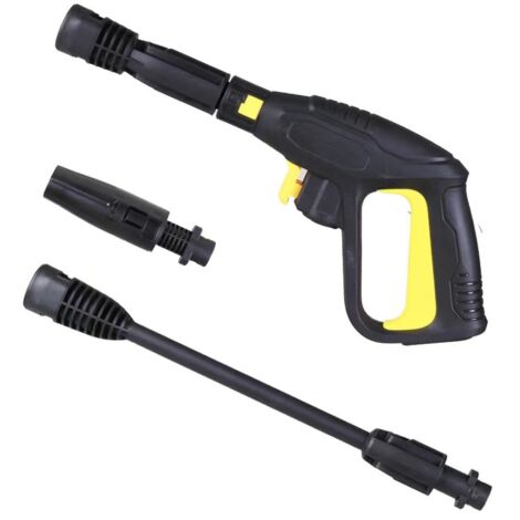 Pistolet de Nettoyeur Haute Pression – Remplaçant avec Lance Extension, Raccord Rapide, Compatible Karcher K2 K3 K4 K5 K6 K7 (150 bar / 2175 PSI)