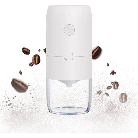 Accessoires pour machines à café, moulin à café électrique portable, mini moulin à café, moulin à expresso avec différents réglages de mouture, moulin à meules coniques pour expresso, latte macchiato