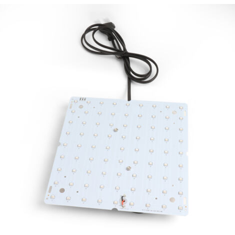 Lampes de culture LED pour plantes d'intérieur, IR rouge bleu à spectre complet pour plantes, panneau d'ampoule, lampe de croissance pour serre de culture intérieure, (81leds & EU Plug) [Classe énergé