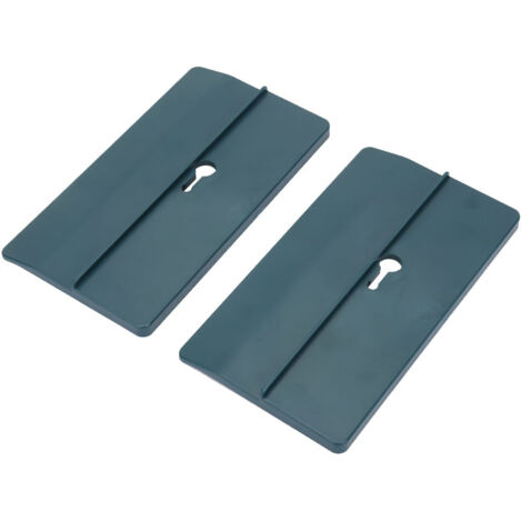 Panneau de fixation de plafond en ABS, 2 pièces, haute dureté, robuste et résistant, installation facile, 15 x 8 mm, design compact, environnement difficile