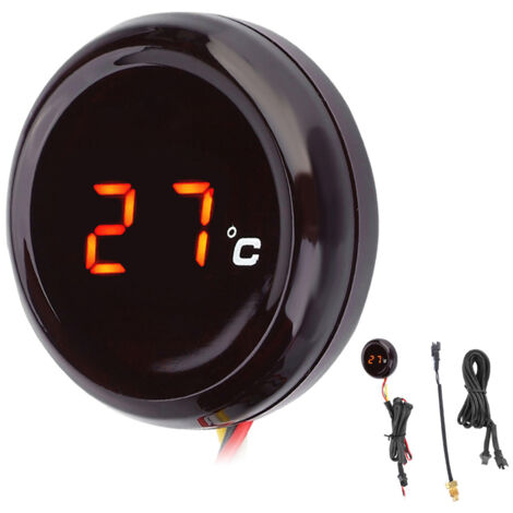 Thermomètre numérique pour Honda / Kawasaki / Yamaha / Suzuki (lumière rouge) (1/5)