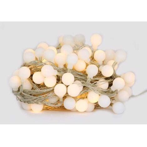 Guirlande Lumineuse Sphérique,10M 100 LED Guirlande Lumineuse Noel Extérieur/Intérieur avec Télécommande Timer, Étanche, 8 Modes, Idéal pour Noël, Mariage, Décoration de Balcon (1/5)