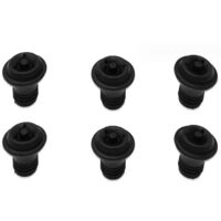 6 pièces-bouchons pour pompe vide-Noir