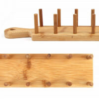 UKOFEW Lot De 2 Supports à Tacos En Acier Inoxydable Avec Poignées Anti-Brûlure – Porte-Tacos Stable Pour 2-3 Tacos, Hot-Dogs, Crêpes