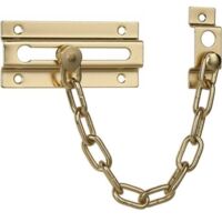 (Gold)Door Chain Lock, Premium Heavy Duty Door Latch for Interior Door, Child Safety Lock, Extra Privacy and Security for Home