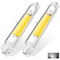 Ampoule LED R7s,R7S LED 118mm Dimmable 13W Blanc Chaud 3000K Sans Scintillement, Linéaire Ampoule LED R7S 118mm Remplacer Lampe Halogène J118 200W, 2000LM, 360 Degrés R7S COB LED Tubes pour projecteur
