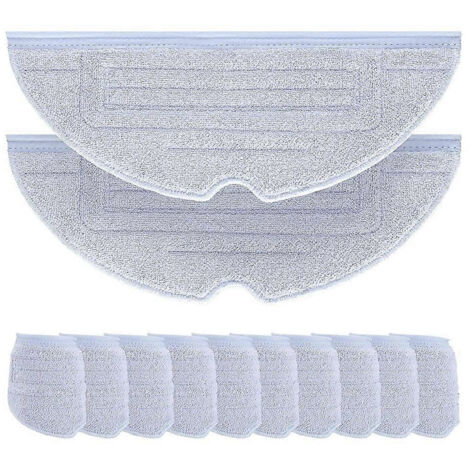 Lot de 12 lingettes de nettoyage pour aspirateurs robots Xiaomi Roborock séries S7, S7+, S7 MaxV, S7 MaxV Plus, S7 MaxV Ultra et Q7 Max+. (1/5)