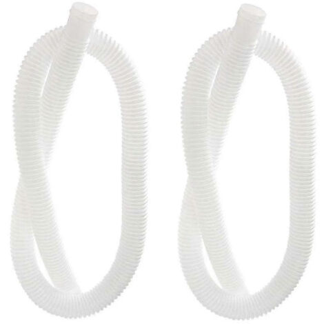 Lot de 2 tuyaux de rechange pour pompes de piscine Intex modèles 607 et 637 (diamètre 1,25 pouce, 25-26 pouces). (1/4)