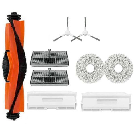 accessoires pour balai électrique Xiaomi H40 : brosse principale, filtre et sacs à poussière. (1/5)