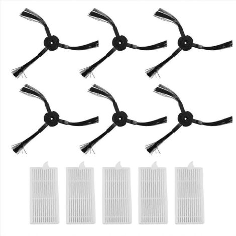brosses latérales + 5 filtres pour aspirateur robot Lidl SilverCrest SSR 3000 A1 - Accessoires pour aspirateur (1/5)