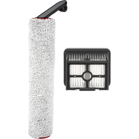 (2-teilig) H12 Pro Rotationsbürste und Ersatz-HEPA-Filter, kompatibel mit Dreame H12 Pro/H12 Dual Akku-Nass- und Trockensaugern, Zubehörset, 1 Rotationsbürste, 1 HEPA-Filter (1/5)