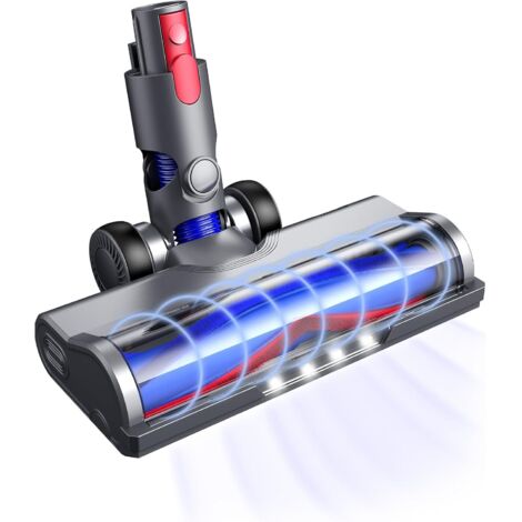 Ersatzbürstenaufsatz kompatibel mit Dyson Staubsaugern V7, V8, V10, V11, V15 - Direktantrieb-Bodenbürste mit 4 LED-Leuchten für Hartböden und Teppiche (1/5)