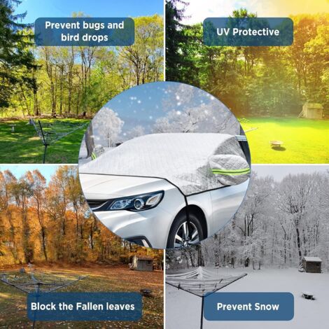 Produktbild von Windschutzscheibenabdeckung Winter, Abdeckung Frontscheibenabdeckung Magnetisch Frostabdeckung Jahreszeiten