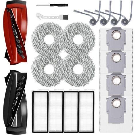 Zubehörset für Roborock Qrevo S5V / Qrevo Curv / Qrevo Curve / Qrevo Edge / Qrevo Curv S5X / Qrevo EDGE S5A Saugroboter (20 Zubehörteile) (1/4)