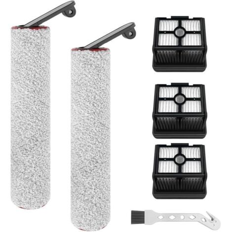 Ersatzbürstenrolle und HEPA-Filter für Dreame H12 Pro, H12 Dual Akku-Nass- und Trockensauger, 2 Bürstenrollen + 3 HEPA-Filter + 1 Reinigungsbürste (1/4)