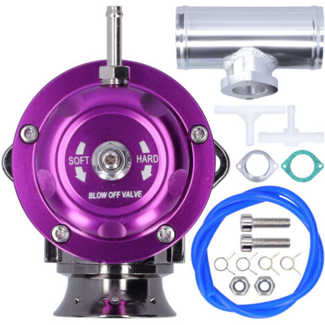 Turbo-Blow-Off-Ventil aus Aluminium-Billet, Autozubehör • Universelles RS-Typ-Blow-Off-Ventil • 2,5-Zoll-Flansch SDD-BOVGRSBL FPG250 (lila)