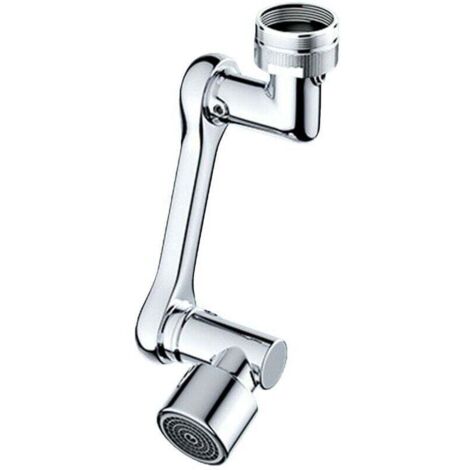 1080 drehbare Spritzschutz-Wasserhahnverlängerung mit Filter und schwenkbarer Sprühdüse für die Küche (1/4)