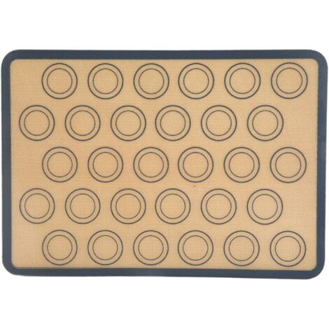 Backmatte, Silikon-Backmatte, Gebäckmatte, dicke Antihaft-Backmatte, einfach zu verwenden, vielseitig zum Backen und für Gebäck (1/4)