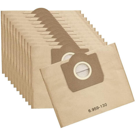 5er-Pack Staubsaugerbeutel für Kärcher 6.959-130.0 WD3 WD3P MV3 Ersatz-Papierfilterbeutel für Nass- und Trockensauger, Beutel für Kärcher WD3 Premium-Zubehör Ersatzteile (1/3)