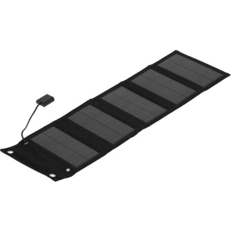 20W 5x Solarpanel-Set, tragbares Akkuladegerät-Set, Photovoltaik-Panel für Outdoor-Reisen und Camping