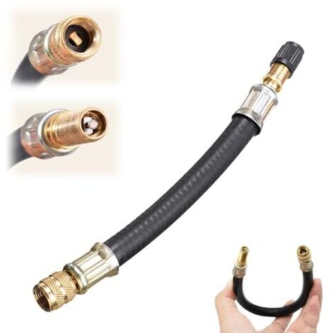 Ventilverlängerung für Autos, Ventiladapter für Fahrräder, Ventilverlängerung für Autos, Ventiladapter mit universeller Ventilkappe für Autos, Lkw, Motorräder, Fahrräder