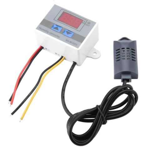Eujgoov XH-W3005 Hygrostat – Digitaler Feuchtigkeitsregler 0–99% RH Mit Sensor, 230V (oder 12V/24V)