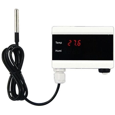 Capteur de température Wi-Fi Tuya, thermomètre détecteur, application Smart Life, alarme, contrôle du thermostat domestique